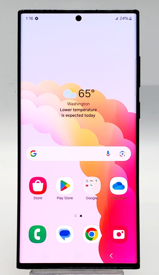 Samsung Galaxy S22 Ultra – Black, 512GB – Unlocked