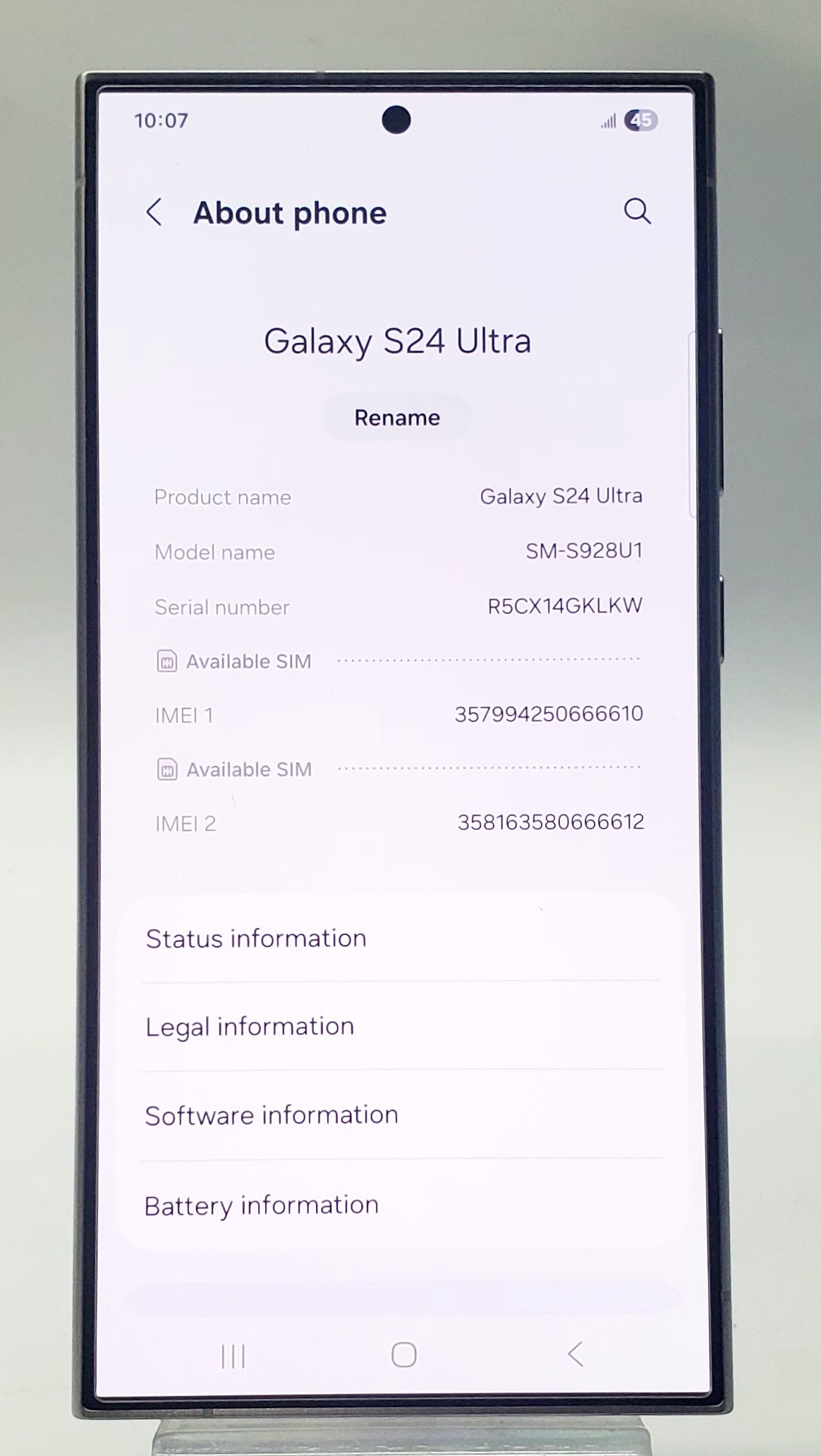 Samsung Galaxy S24 Ultra – Amarillo Titanio, 256 GB – Spectrum Mobile