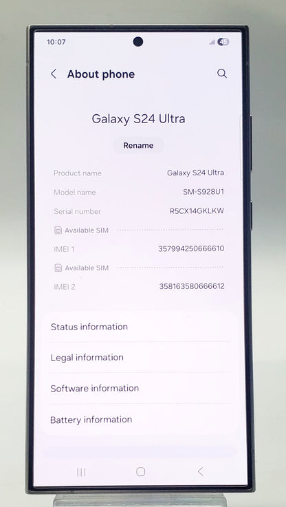 Samsung Galaxy S24 Ultra – Amarillo Titanio, 256 GB – Spectrum Mobile