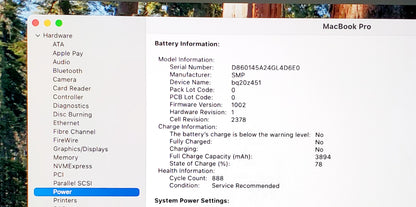 Apple MacBook Pro 13 pulgadas (2020) – Gris espacial, Intel Core i7, 8 GB de RAM, 512 GB SSD