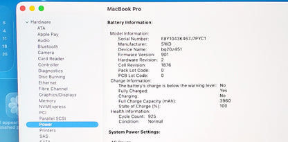 Apple MacBook Pro de 13 pulgadas (2020) – Intel Core i5, 16 GB de RAM, SSD de 512 GB