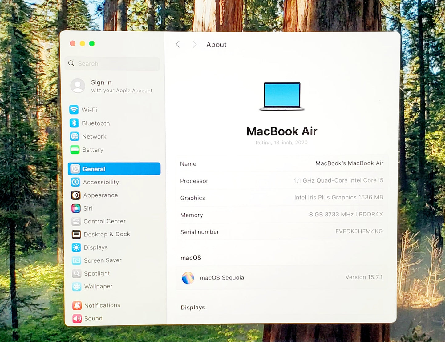 MacBook Air de 13 pulgadas (2020) – Gris espacial, Intel Core i5, 8 GB de RAM, SSD de 512 GB