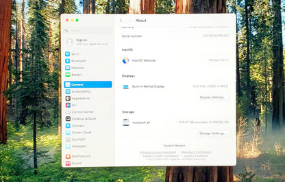 MacBook Air de 13 pulgadas (2020) – Gris espacial, Intel Core i5, 8 GB de RAM, SSD de 512 GB