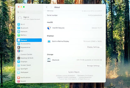 MacBook Air 2020 – Oro rosa, Core i3, 256 GB, 8 GB de RAM
