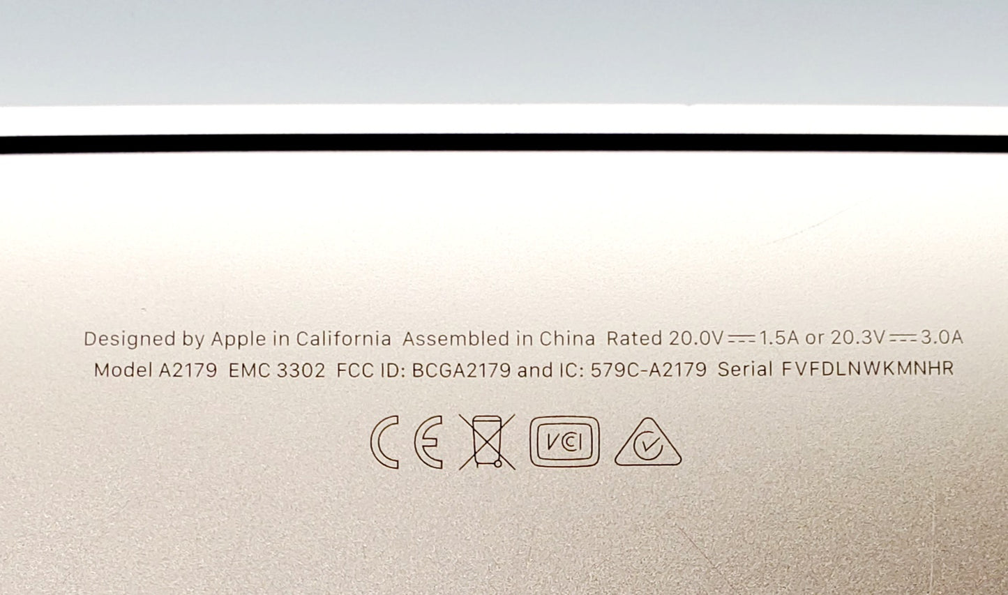 MacBook Air 2020 – Oro rosa, Core i3, 256 GB, 8 GB de RAM