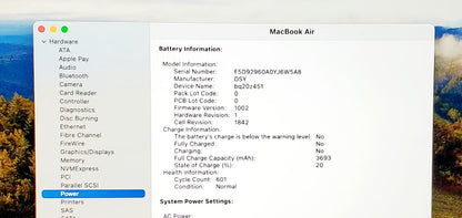 MacBook Air 13 pulgadas (2019) – Gris espacial, Intel Core i5, 8 GB de RAM, 128 GB SSD