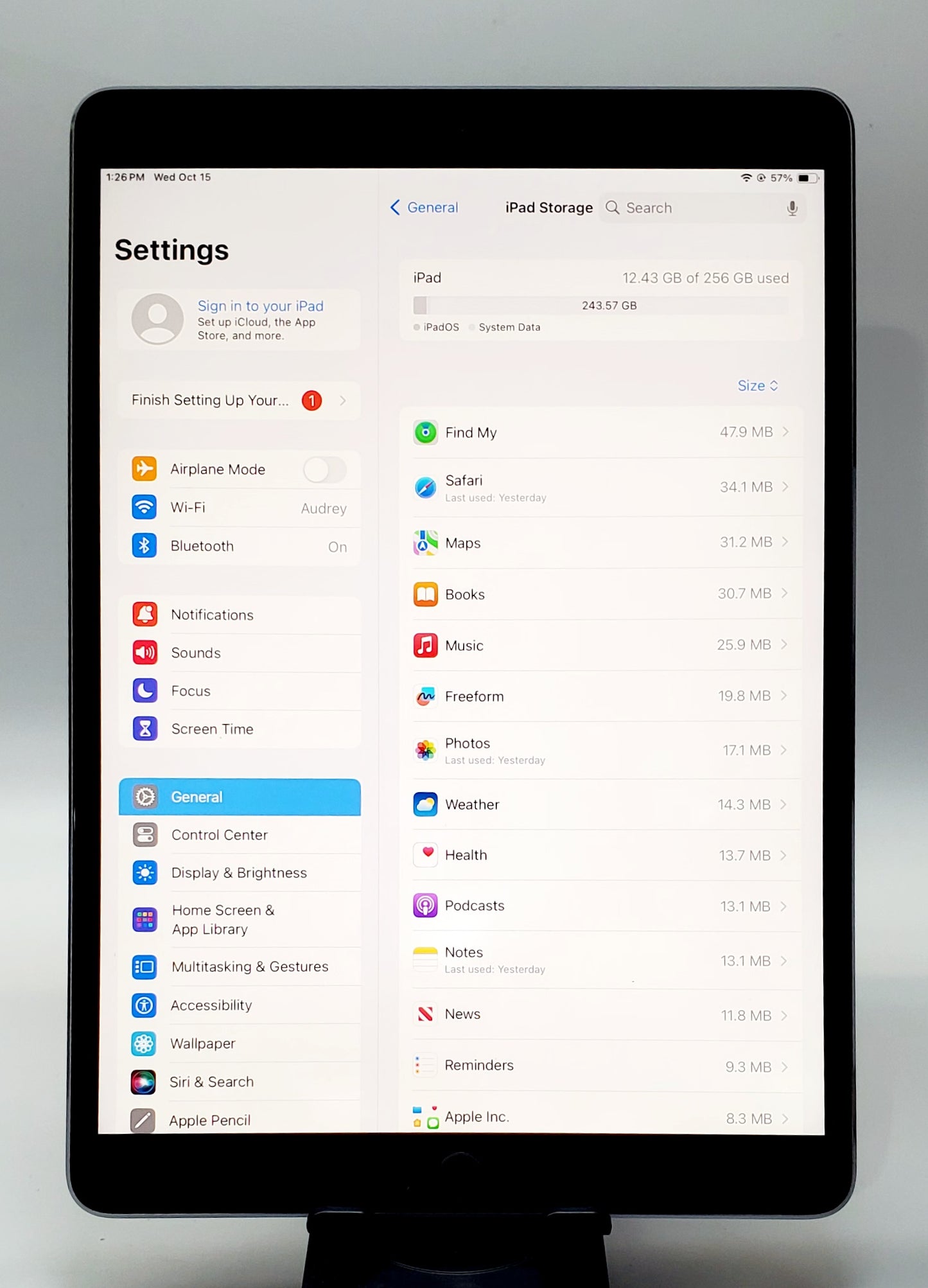 iPad Pro 10.5 – Gris espacial, 256 GB, Wi-Fi