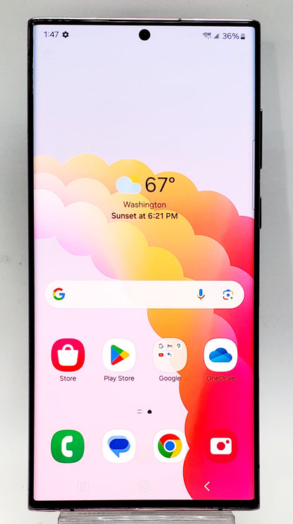 Samsung Galaxy S22 Ultra – Burgundy, 512GB – Unlocked