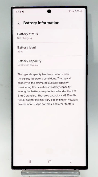 Samsung Galaxy S22 Ultra – Burgundy, 512GB – Unlocked