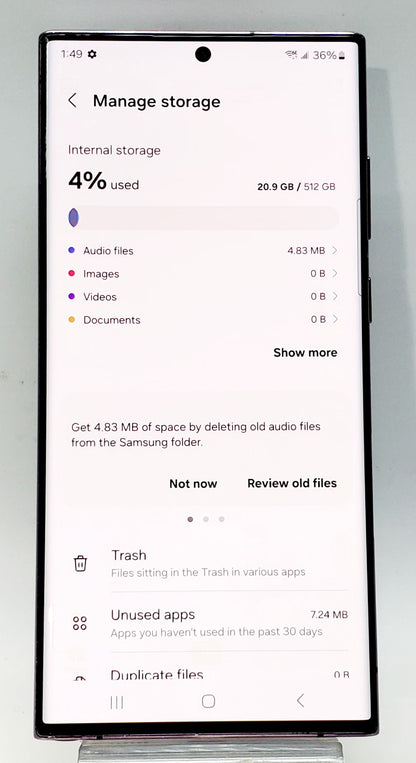 Samsung Galaxy S22 Ultra – Burgundy, 512GB – Unlocked