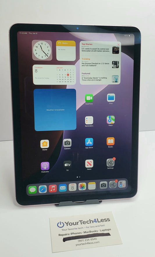 iPad Air 4th Generation – 256GB Rose Gold, LTE Unlocked