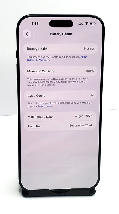 Apple iPhone 16 Pro Max – 256GB – Unlocked