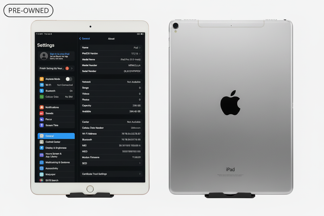 iPad Pro 10.5 Pre-Owned Silver Back