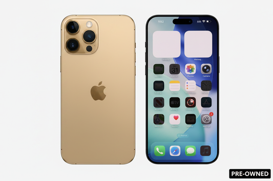 iPhone 16 Pro Max Gold – Front & Back Pre-Owned