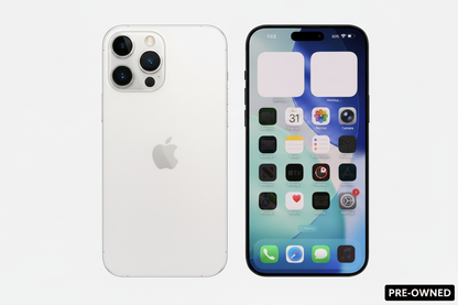iPhone 16 Pro White Titanium – Front & Back Pre-Owned