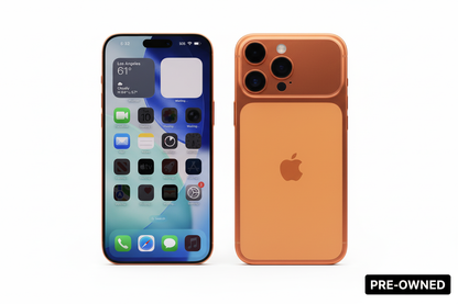 iPhone 17 Pro Max - Orange - Front and Back - Pre-Owned